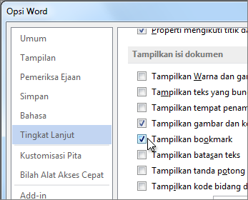Opsi Word