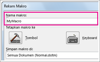 Kotak nama makro