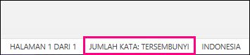 Hitung Kata Tidak Aktif