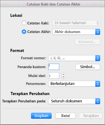 Kotak Catatan Kaki dan Catatan Akhir