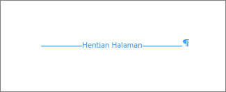 Contoh hentian halaman