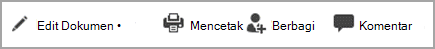 Mencetak dari tampilan Pembaca