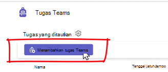 Tambahkan tugas Teams