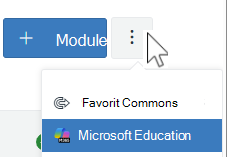 modul kanvas Menu Lainnya - Microsoft Education
