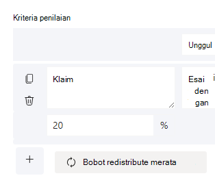 Poin tertimbang
