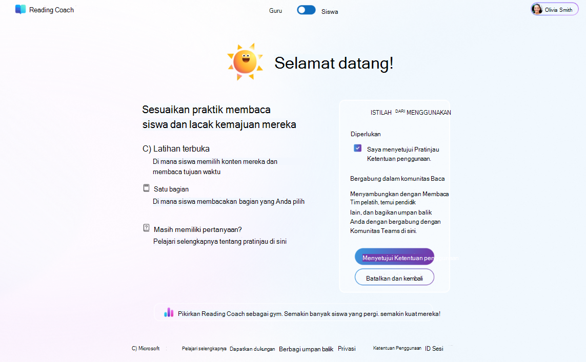 Sesuaikan latihan membaca siswa