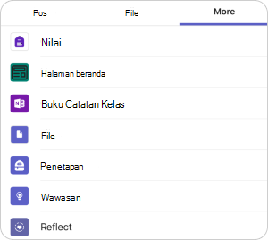 Navigasikan ke aplikasi Reflect di perangkat Anda untuk mengumpulkan respons.