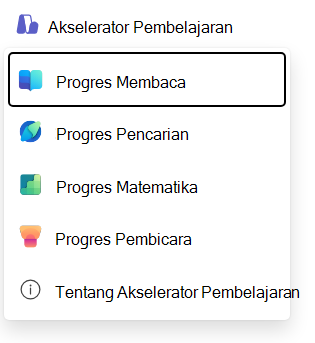 Cuplikan layar progres membaca.