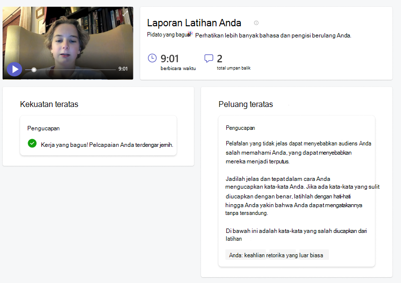 laporan latihan