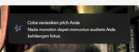 Cuplikan layar nada.