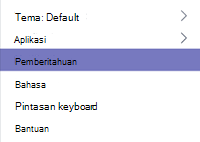 Pemberitahuan