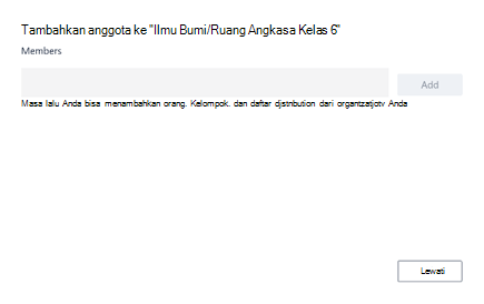 Menambahkan anggota