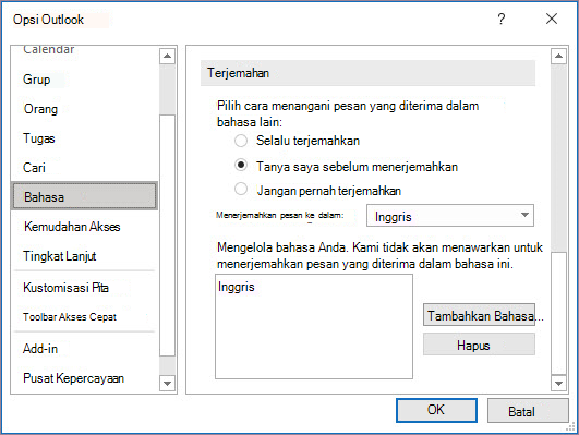 Preferensi bahasa