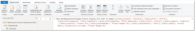 Figure 4 – Renamed columns
