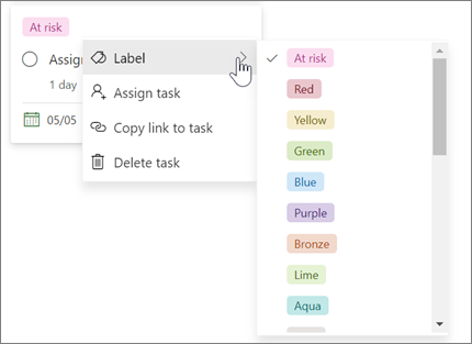 Use labels to sort tasks in Microsoft Project for the web | Microsoft ...