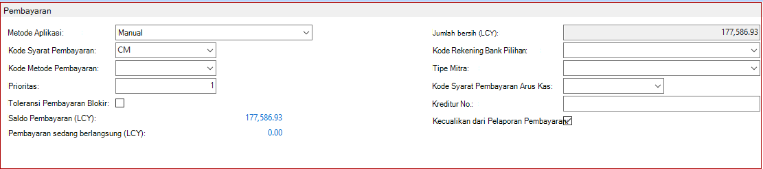 Tidak termasuk vendor tertentu dari laporan