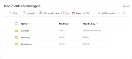 Cuplikan layar komponen web Pustaka Dokumen
