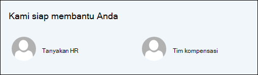 Pratinjau komponen web People.
