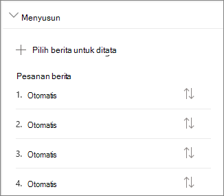 Atur bagian berita