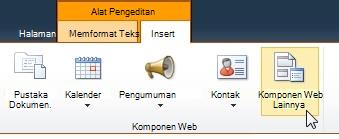 Klik Komponen Web Lainnya