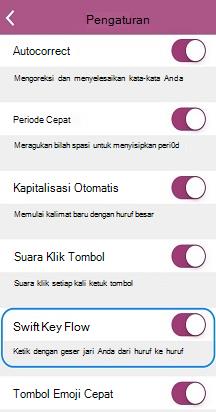pengaturan aliran-ios 9