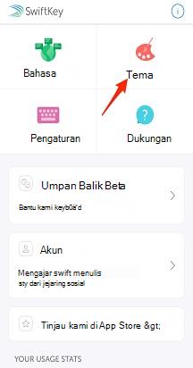 tema baru ios