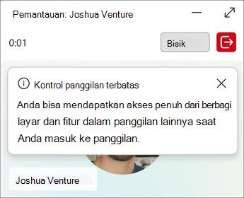 Antrean halaman manajemen memperlihatkan opsi untuk berbisik atau mendekam.