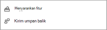 Mengirim dan menyarankan umpan balik