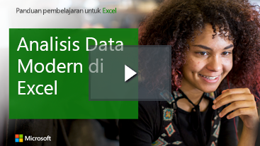Wanita tersenyum, Panduan pembelajaran untuk Excel