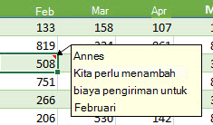 Gambar komentar yang telah diformat ulang.