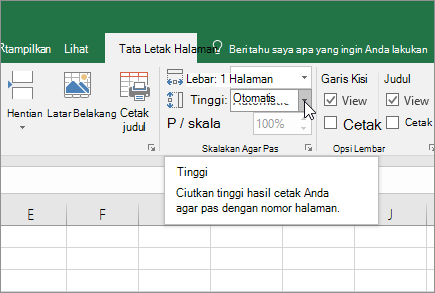 Skalakan agar pas