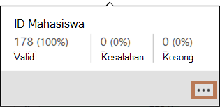 Pop-up nilai kualitas