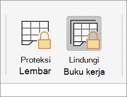 Lindungi buku kerja yang disorot di MacOS
