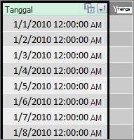Kolom tanggal di Power Pivot