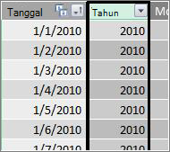 Kolom Tahun