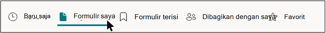 Menghapus formulir 1