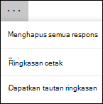 Opsi opsi lainnya di Microsoft Forms