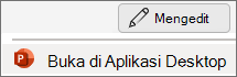 PowerPoint Buka item menu aplikasi Desktop