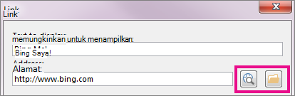 Menambahkan link