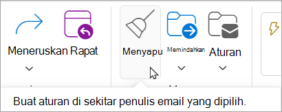 Pilih Bersihkan dari Pita