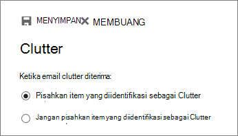 Opsi clutter