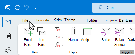 Pilih File dari pita