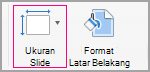 Klik Ukuran Slide