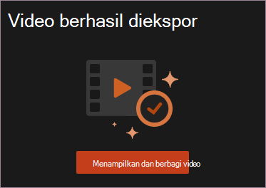 Menampilkan dan berbagi video