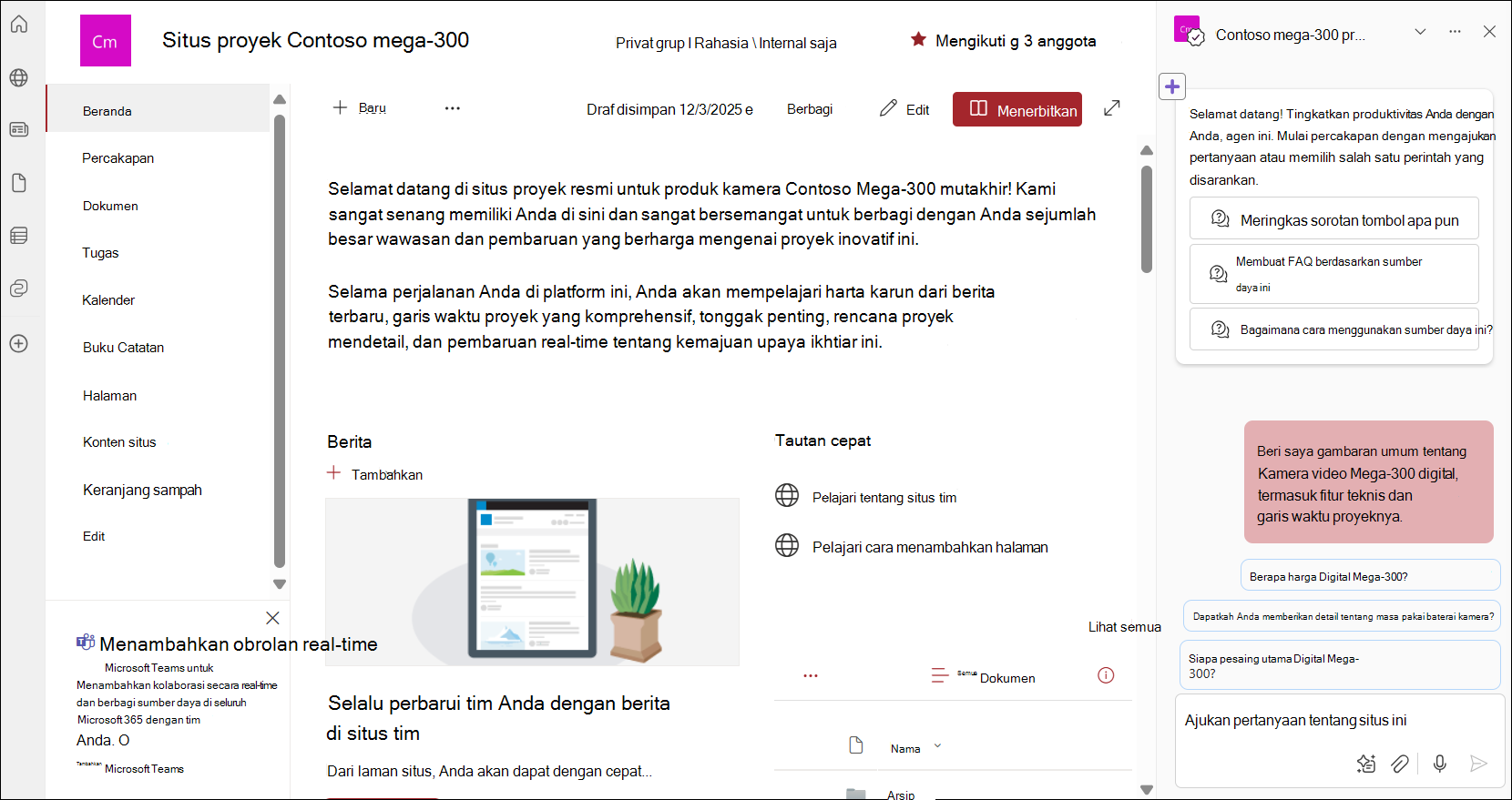 cuplikan layar agen siap pakai