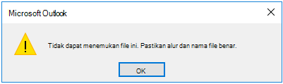 Kesalahan lampiran