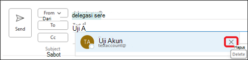 Menghapus alamat email lengkapi otomatis di Outlook