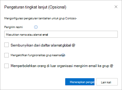 Gambar pengaturan tingkat lanjut