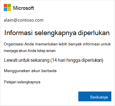 Meminta informasi selengkapnya