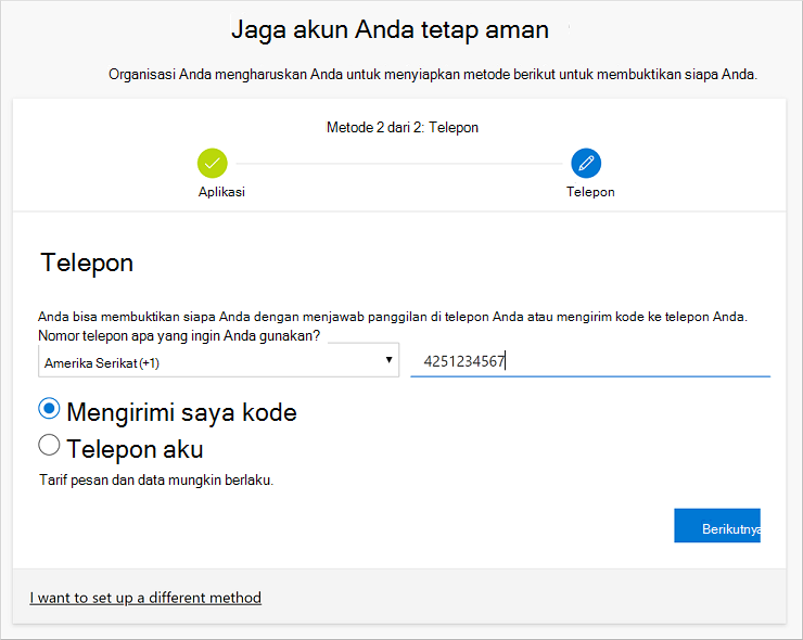 Mulai menyiapkan nomor telepon Anda untuk pesan teks